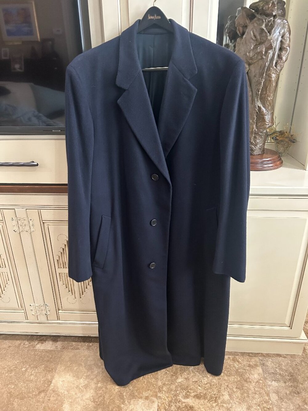 VINTAGE Neiman Marcus Men's Formal Coat 100% Cashmere